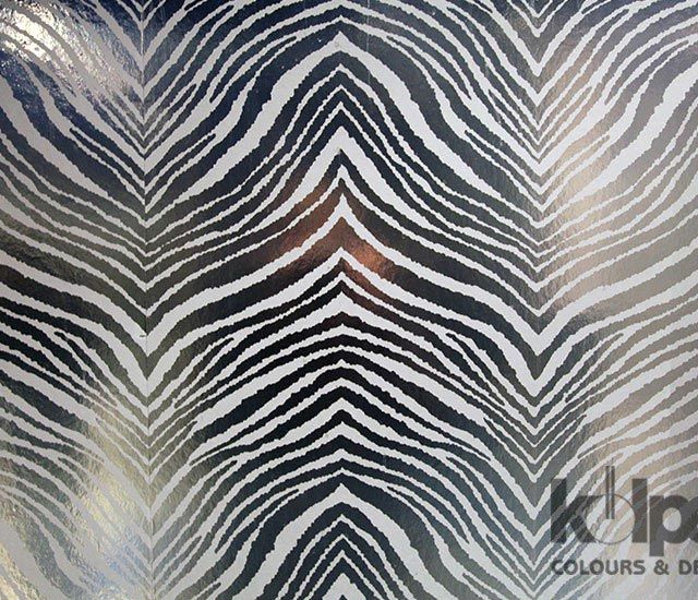 Zebra metallische Oberfläche